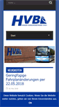 Mobile Screenshot of hvb-harz.de